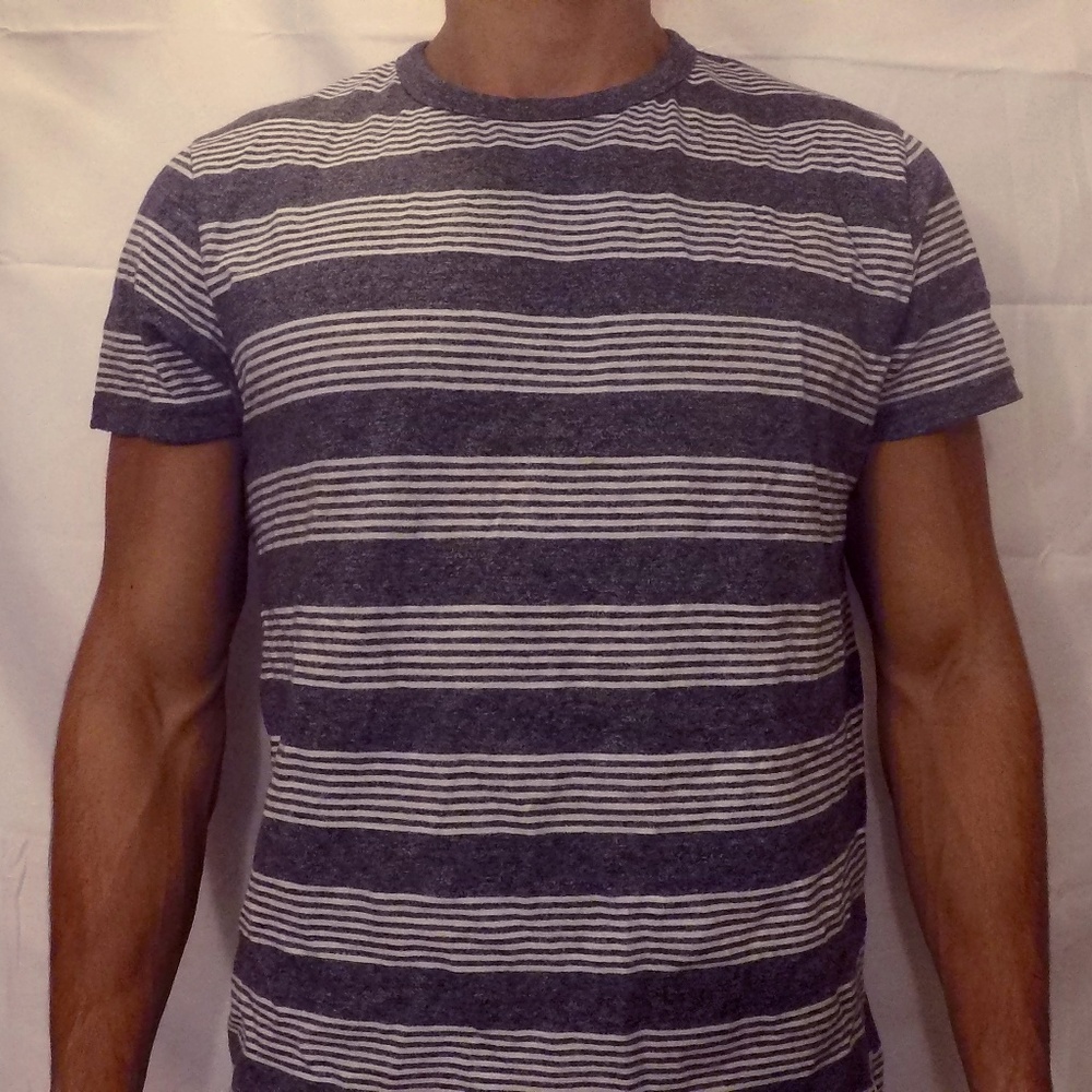 Striped Blue and White T-Shirt